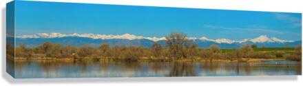 Colorado Rocky Mountain Front Range Panoramic Canvas Print