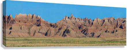 Panoramic Views Badlands National Park from Conata Basin PT1 Canvas Print