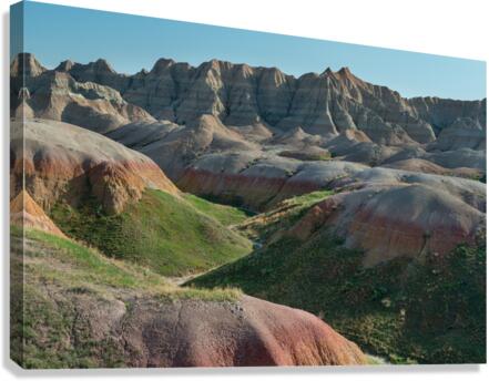 Sandcastle Dreams - The Enchanting Badlands of South Dakota  Impression sur toile