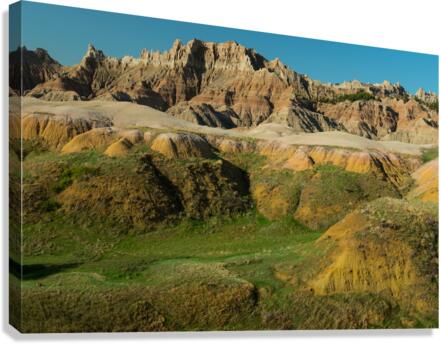 Colors Unveiled Exploring the Vibrant Landscape of South Dakota Canvas print