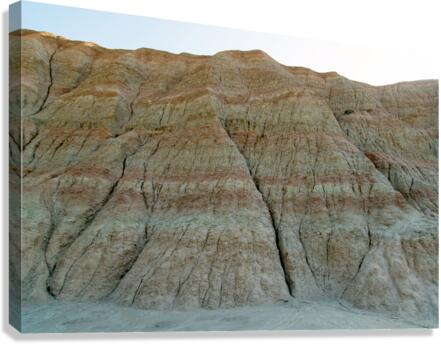 Textural Marvels Exploring the Landscape of South Dakota Canvas Print