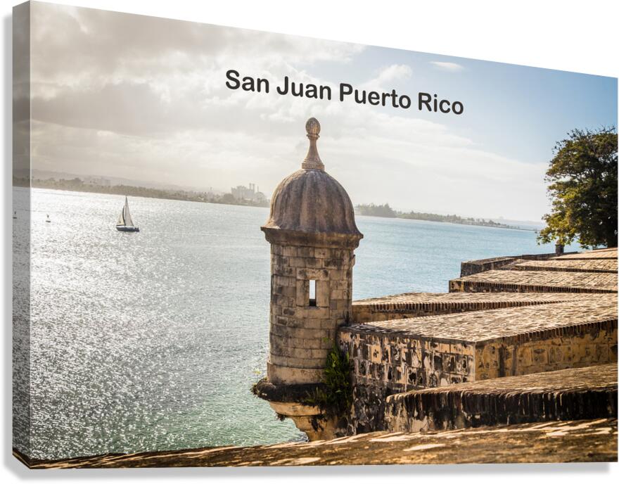 San Juan Puerto Rico Poster Postcard Canvas Print