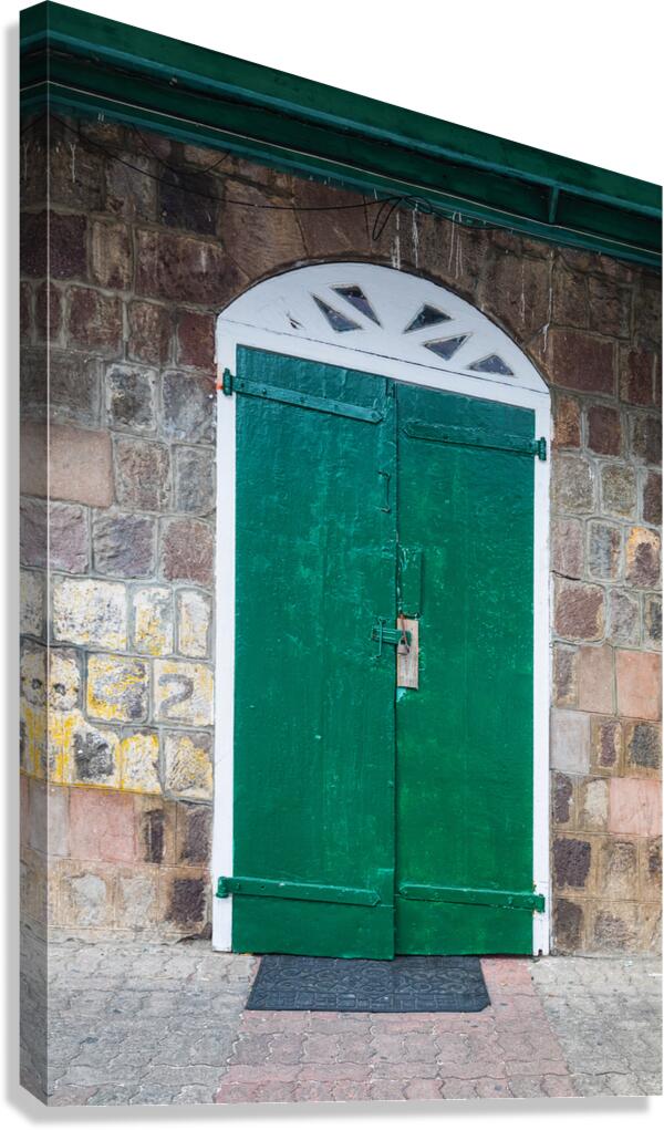Essence of Caribbean Architecture Canvas Print