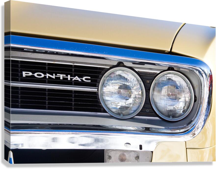 Pontiac Gold Firebird Close Up Driver Side Front  Impression sur toile