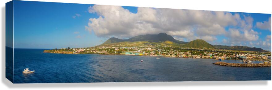 Beauty of the Caribbean island of St. Kitts  Impression sur toile