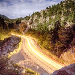 Boulder Canyon Beams Of Light