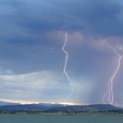 Colorado Rocky Mountains Foothills Lightning Strikes 2