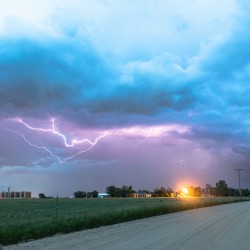 Country Dirt Road Storm
