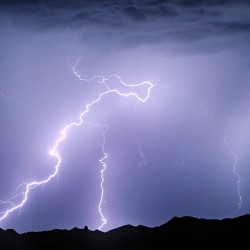 Arizona McDowell Mountains Electrical Discharge