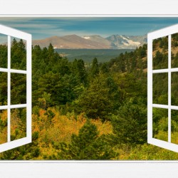 Autumn Rocky Mountain Open White Picture Wind