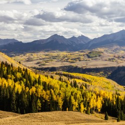Autumn Season View Sneffles Ten Peak