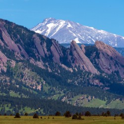 Boulder Flatirons Longs Peak