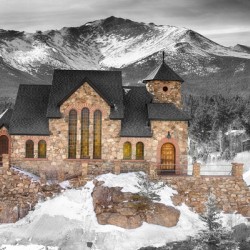 Chapel on the Rock BW Selective