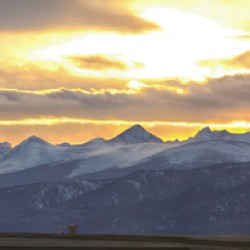 Colorado Front Range Panorama Gold