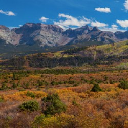 SW Autumn Colorado Rocky Mountains Panoramic