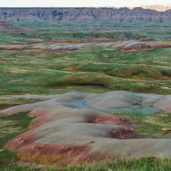 South Dakota Badlands Grasslands Embrace Majestic Canyon Buttes