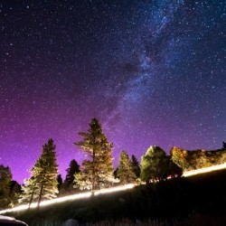 Starry Night Sky Astrophotography Colorado Rocky Mountains