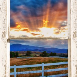 Country Beams sunlight White Barn Window
