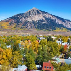 Crested Butte Town Panorama