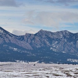 Flatirons Longs Peak Rocky Mountain Panorama