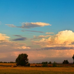 Thunderstorm  Front Moon Panoramic