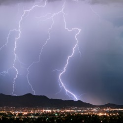 Electric Symphony Over Scottsdale’s Night