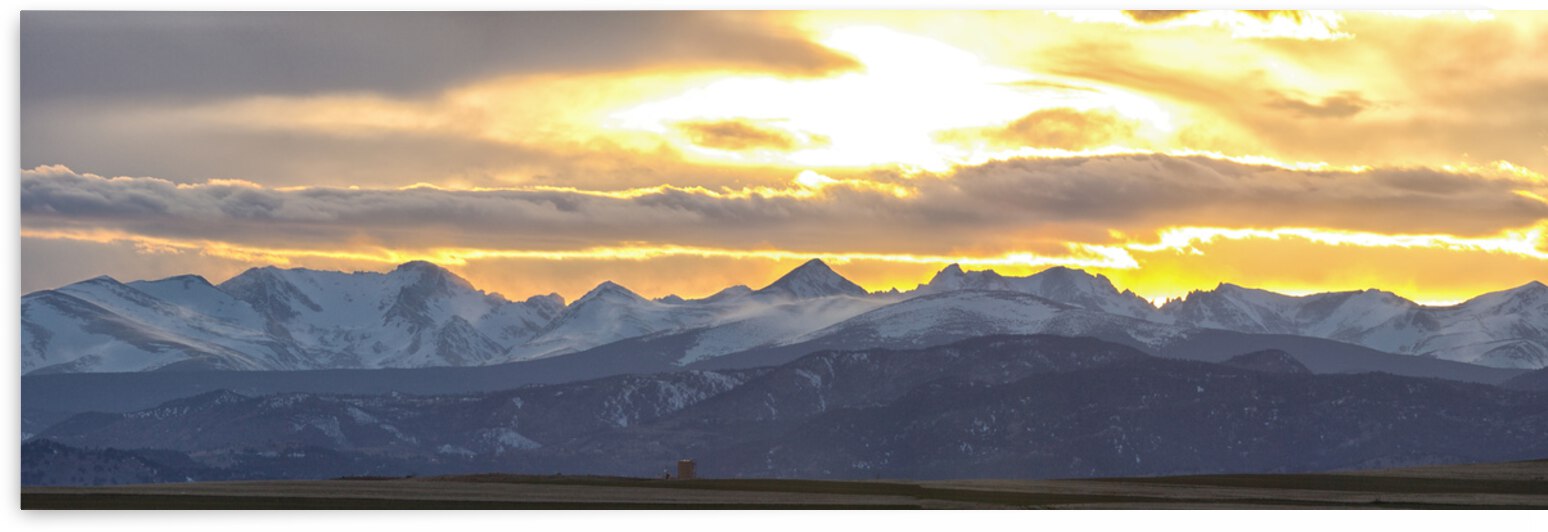 Colorado Front Range Panorama Gold by Bo Insogna