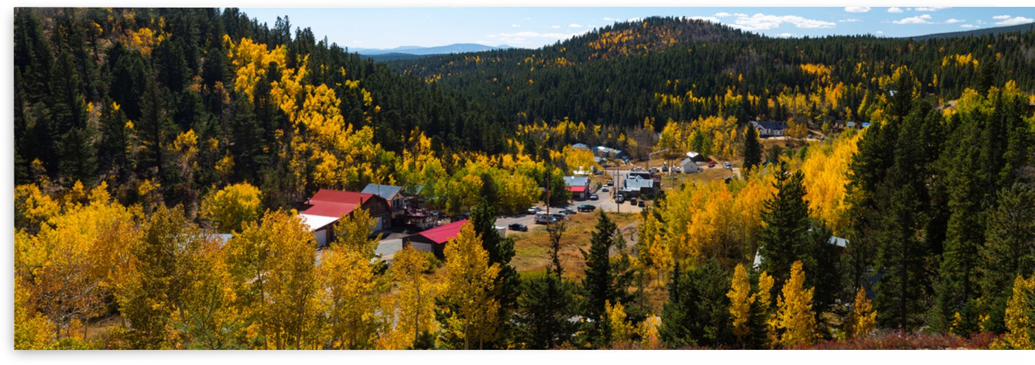 Ward Colorado Panoramic Autumn View by Bo Insogna
