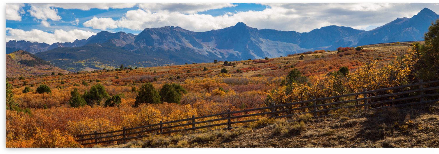 SW Autumn Colorado Rocky Mountains Panoramic by Bo Insogna