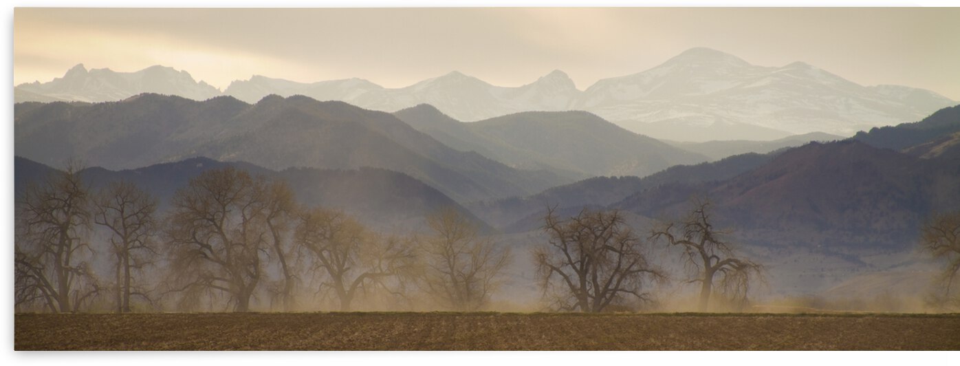 Boulder County Colorado Layers Panorama by Bo Insogna