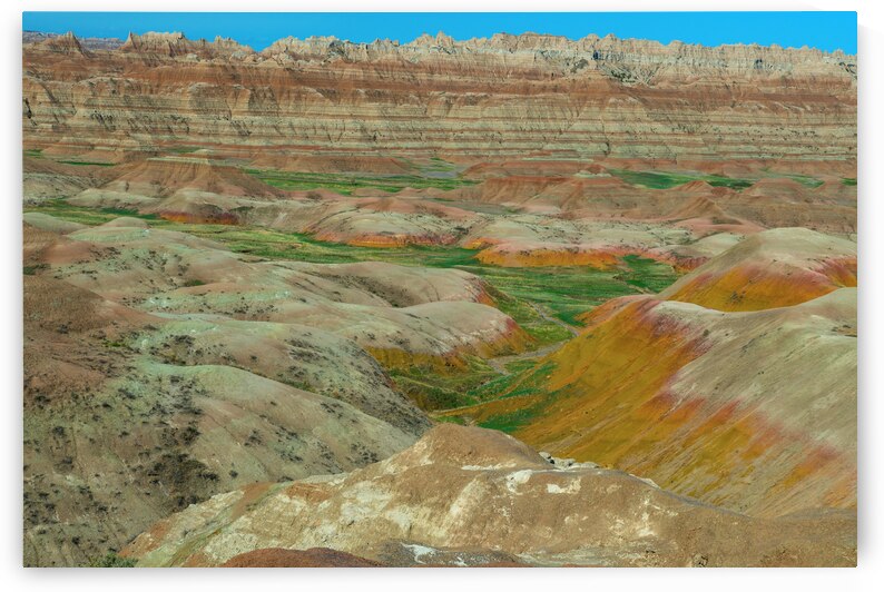 Vibrant Captivating Nature Landscape of Colorful Badlands by Bo Insogna