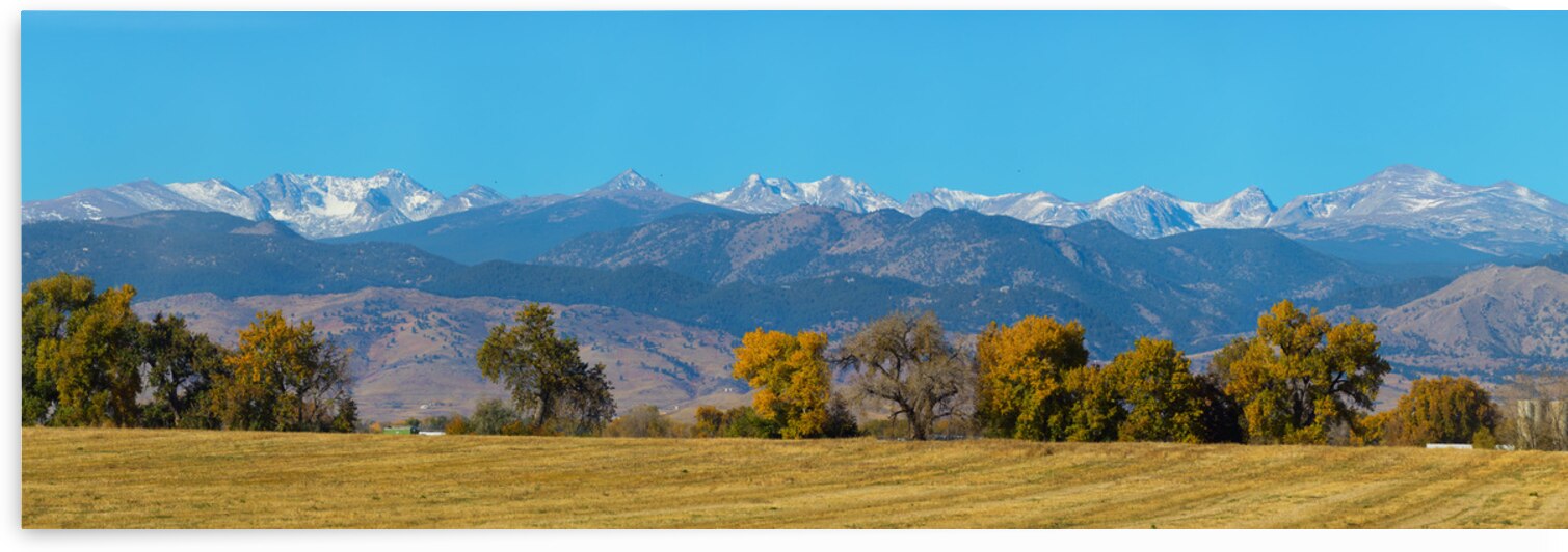 Front Range Horizon - A Boulder County Panorama by Bo Insogna
