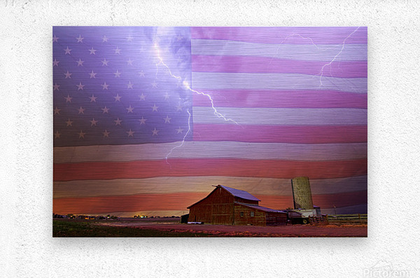 American Country Storm  Impression metal