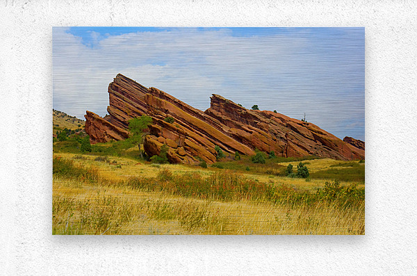 Red Rocks Morrison Colorado  Metal print