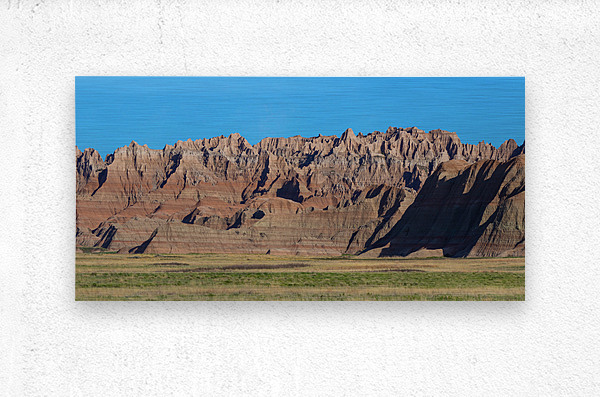 Breathtaking Panoramic Views - Badlands National Park    Metal print