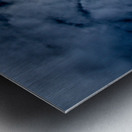 Sun Burning Through Metal print