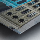 Vibrant French Quarter A Colorful Aerial View of New Orleans Metal print