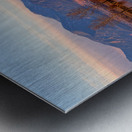 Flatirons Sunrise Reflections Panorama Boulder Colorado Metal print