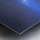 Lightning Striking Over Boulder Reservoir Metal print