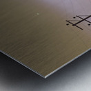 Lightning Bolts Cloud to Ground Striking  Metal print