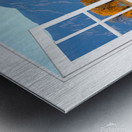 Boulder Flatirons Autumn Trees  Open Window View Metal print