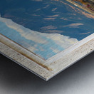 Boulder Colorado Flatirons Autumn  Rustic Window Metal print