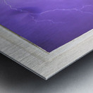 Rainy Country Barn White Window View Metal print