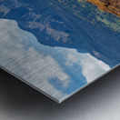 Colorado Painted Landscape Panorama PT1 Metal print