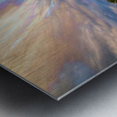 Sunset Lake Reflections Timed Stack  Metal print