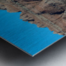 Contrasting Colors and Textures in the Badlands of South Dakota Metal print