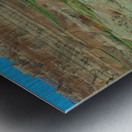 Vibrant Captivating Nature Landscape of Colorful Badlands Metal print