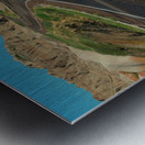 Journey of Colors Driving Through the Enchanting Badlands Metal print