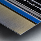 Pontiac Gold Firebird Close Up Driver Side Front Metal print