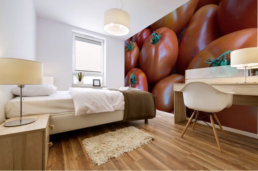 Fresh Ripe Tomatoes Mural print